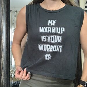 Pure Barre cropped tank. Medium.